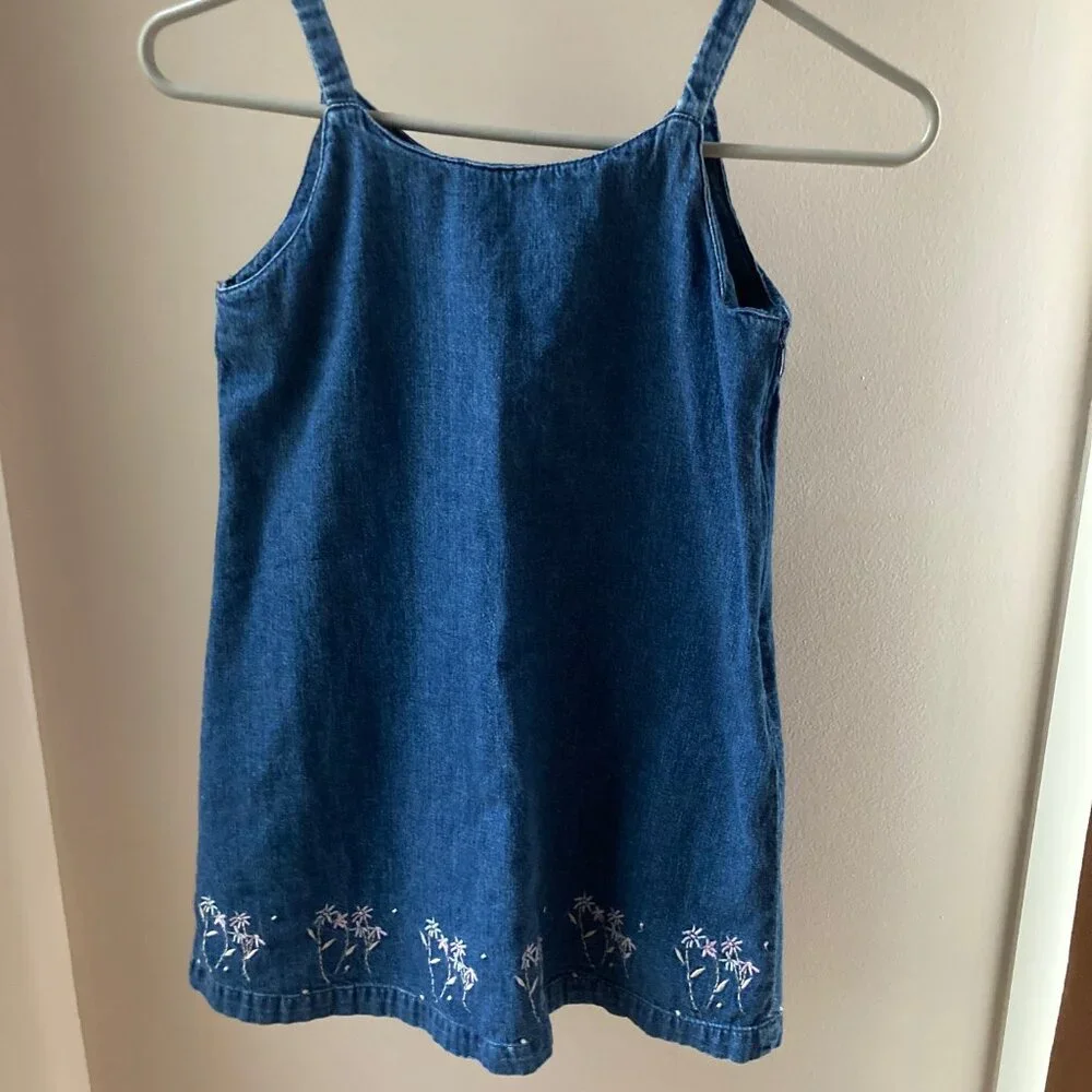GAP Denim Dress w/ Embroidery Detail